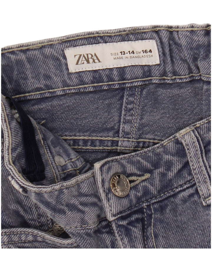 ZARA Piger løse jeans 13-14 år W26 L27 Marineblå