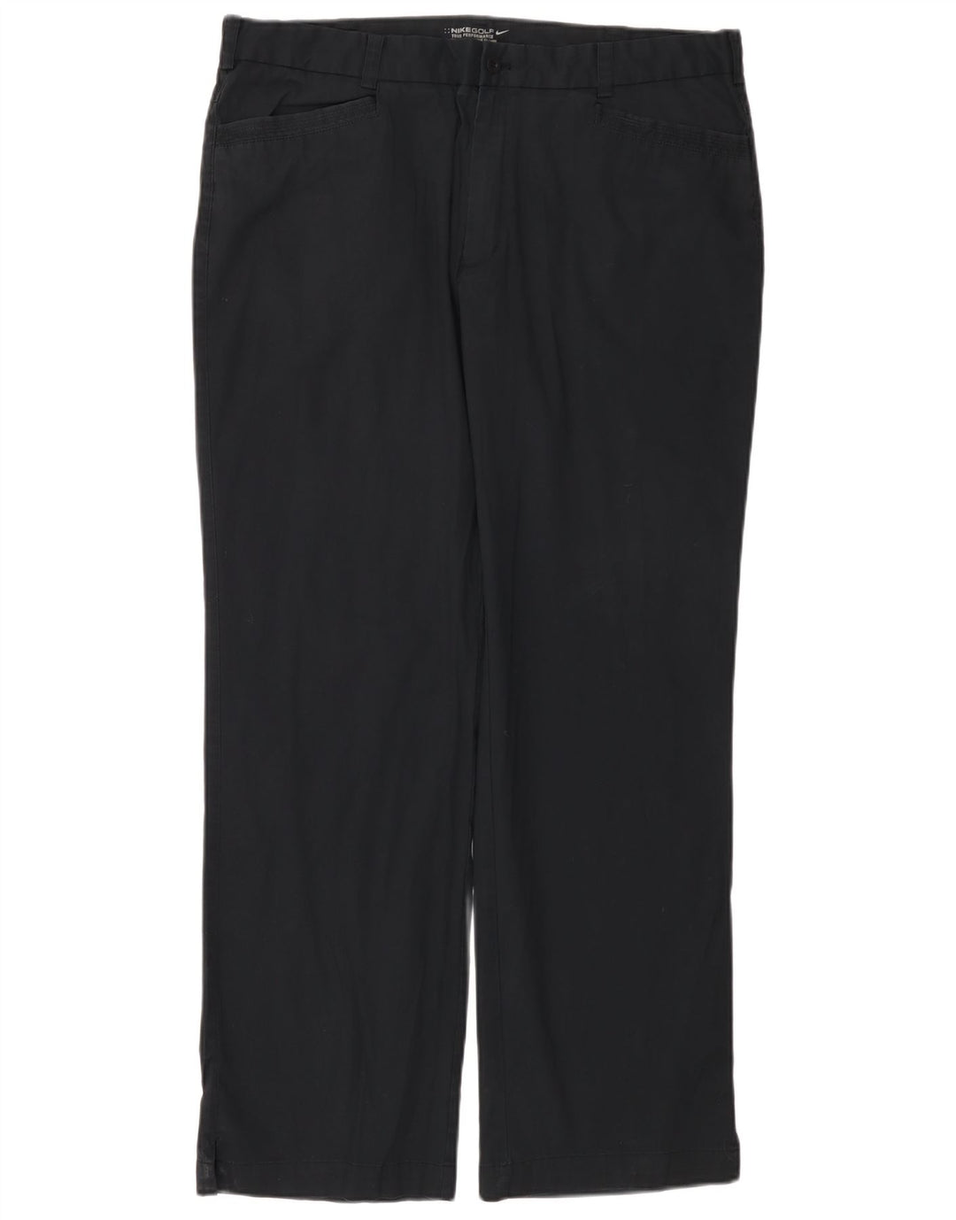 Nike lige fritidsbukser til kvinder W38 L32 Marineblå bomuld