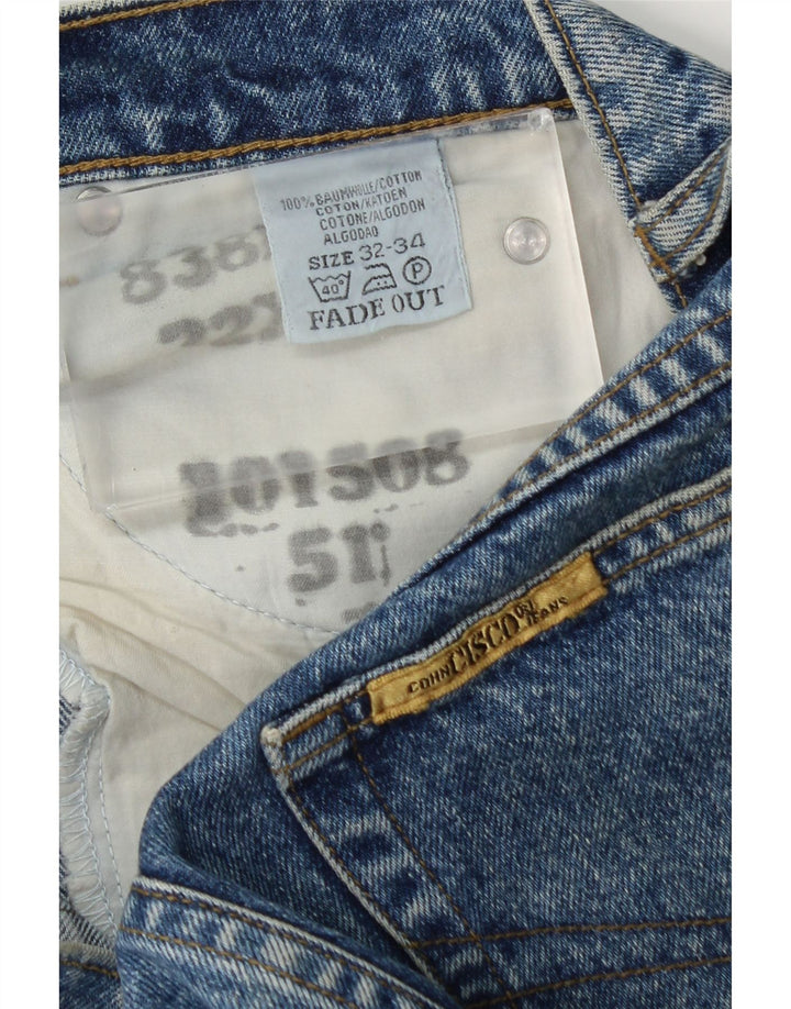 Cohn Cisco Straight Jeans til mænd W32 L32 Blå Bomuld