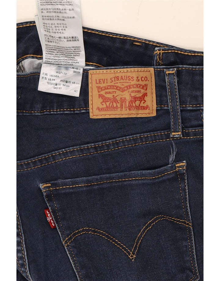 LEVI'S Womens Slim Jeans W27 L32 Blue Cotton Vintage Levi's and Second-Hand Levi's from Messina Hembry 