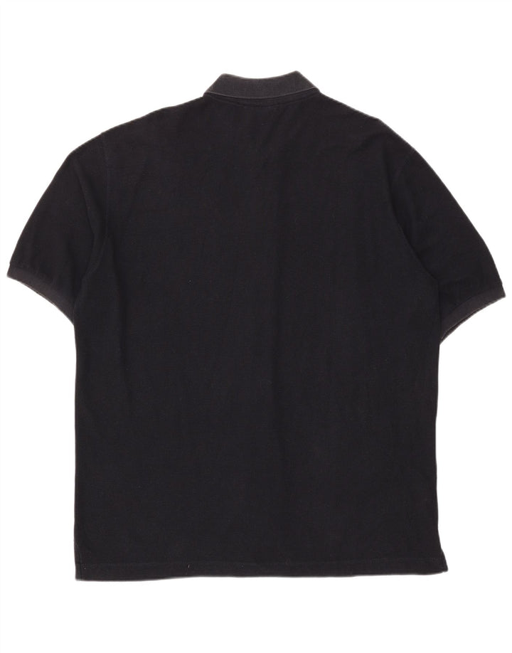 AUSTRALIAN L'ALPINA Kortærmet Herreskjorte IT 54 XL Navyblå Bomuld