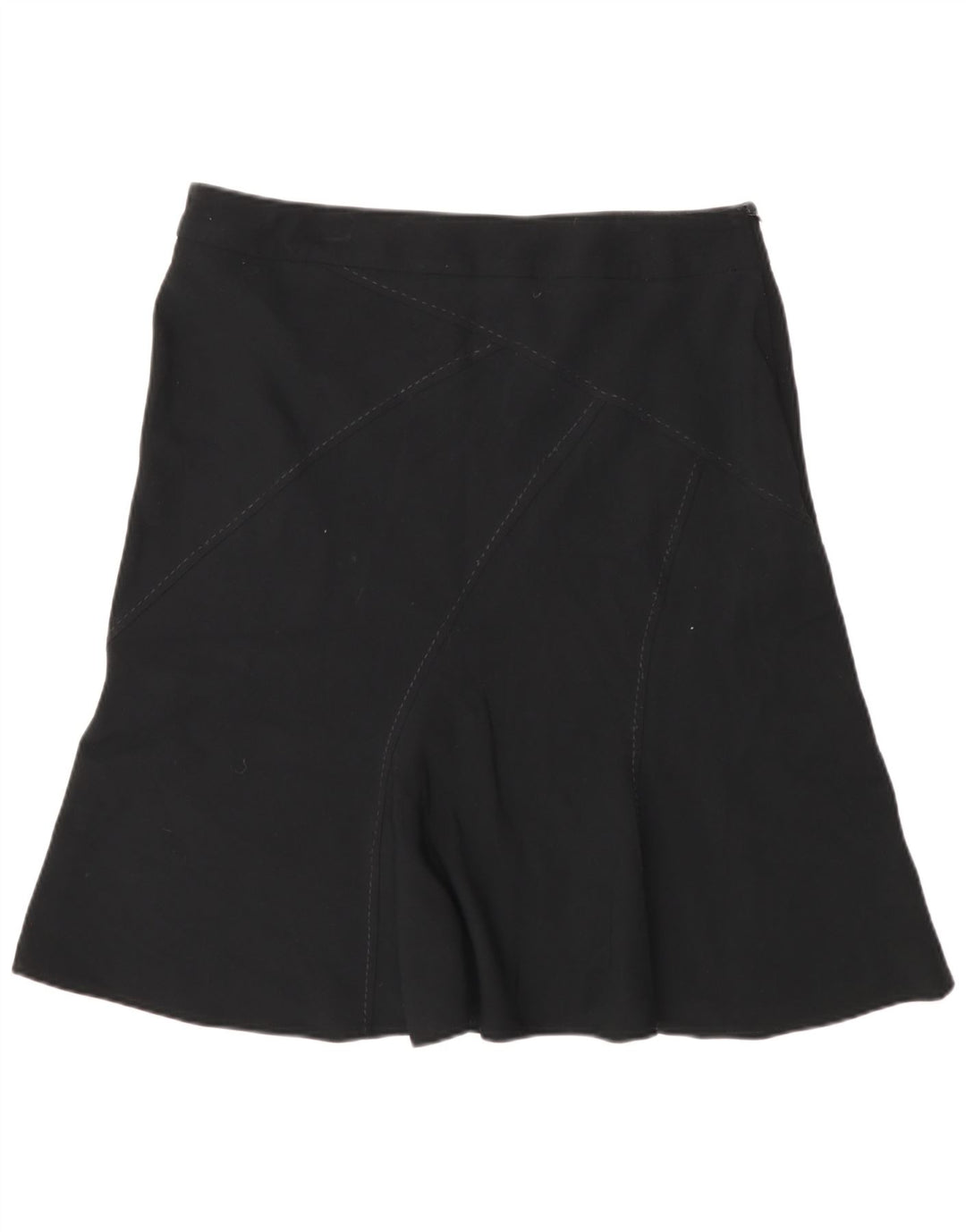 Marks & Spencer A-line nederdel til kvinder UK 14 Large W32 Black Polyester