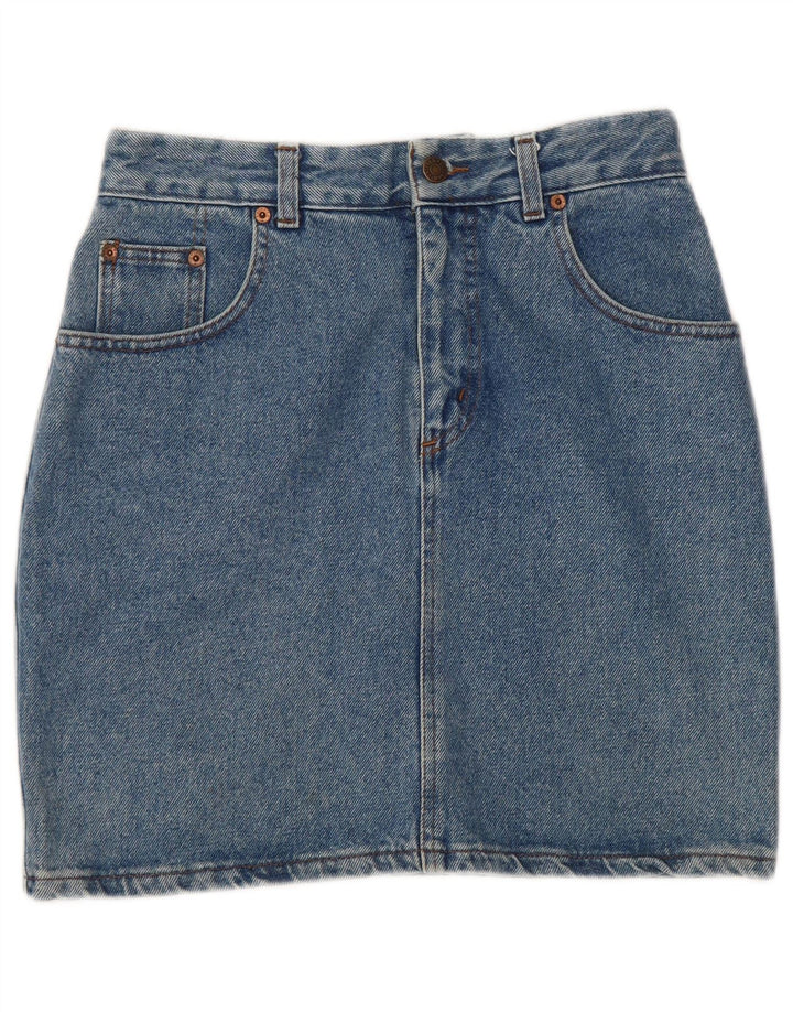 Uniform Dame Denim Nederdel W28 Medium Blue Bomuld