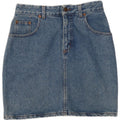 Uniform Dame Denim Nederdel W28 Medium Blue Bomuld