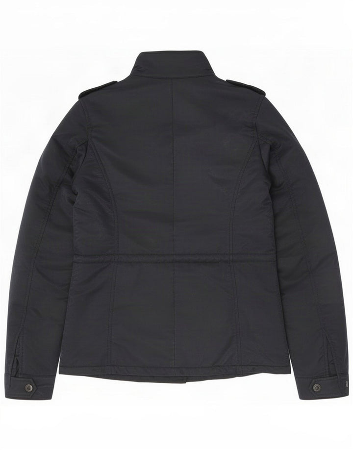 Refrigiwear Dame Military Jacket UK 12 Medium Navy Blue Polyester
