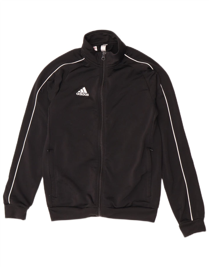 Adidas Drenge Træningsdragt Topjakke 11-12 År Sort Polyester