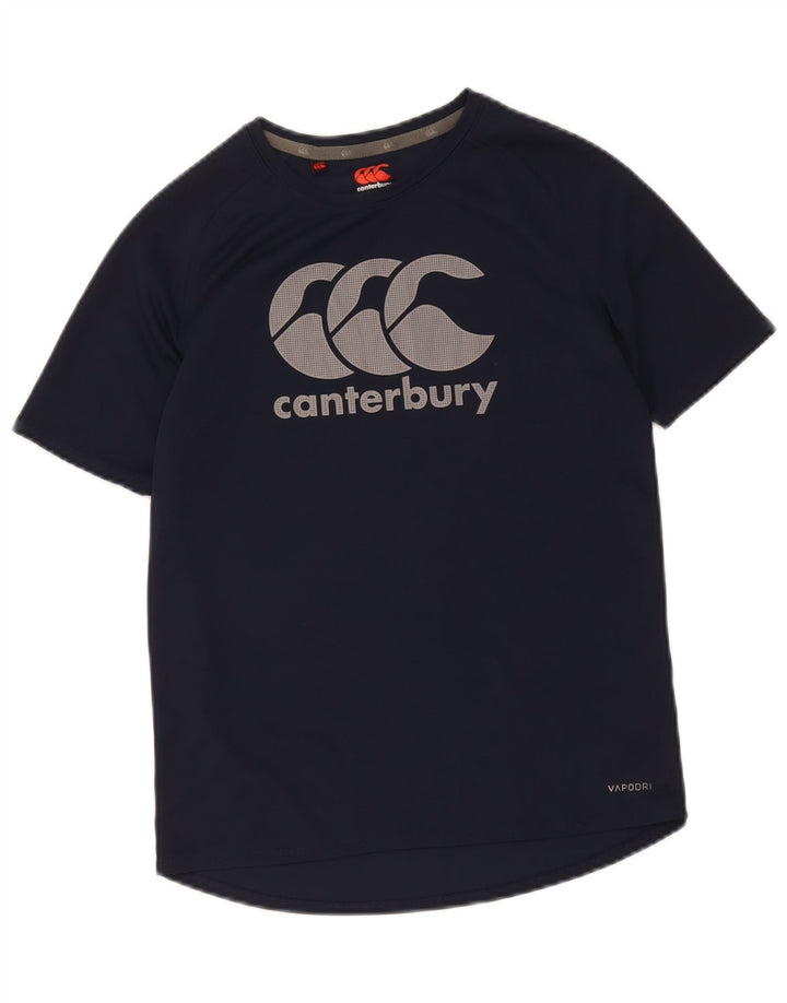 Canterbury Boys Grafisk T-Shirt Top 13-14 år Navy Blue Polyester
