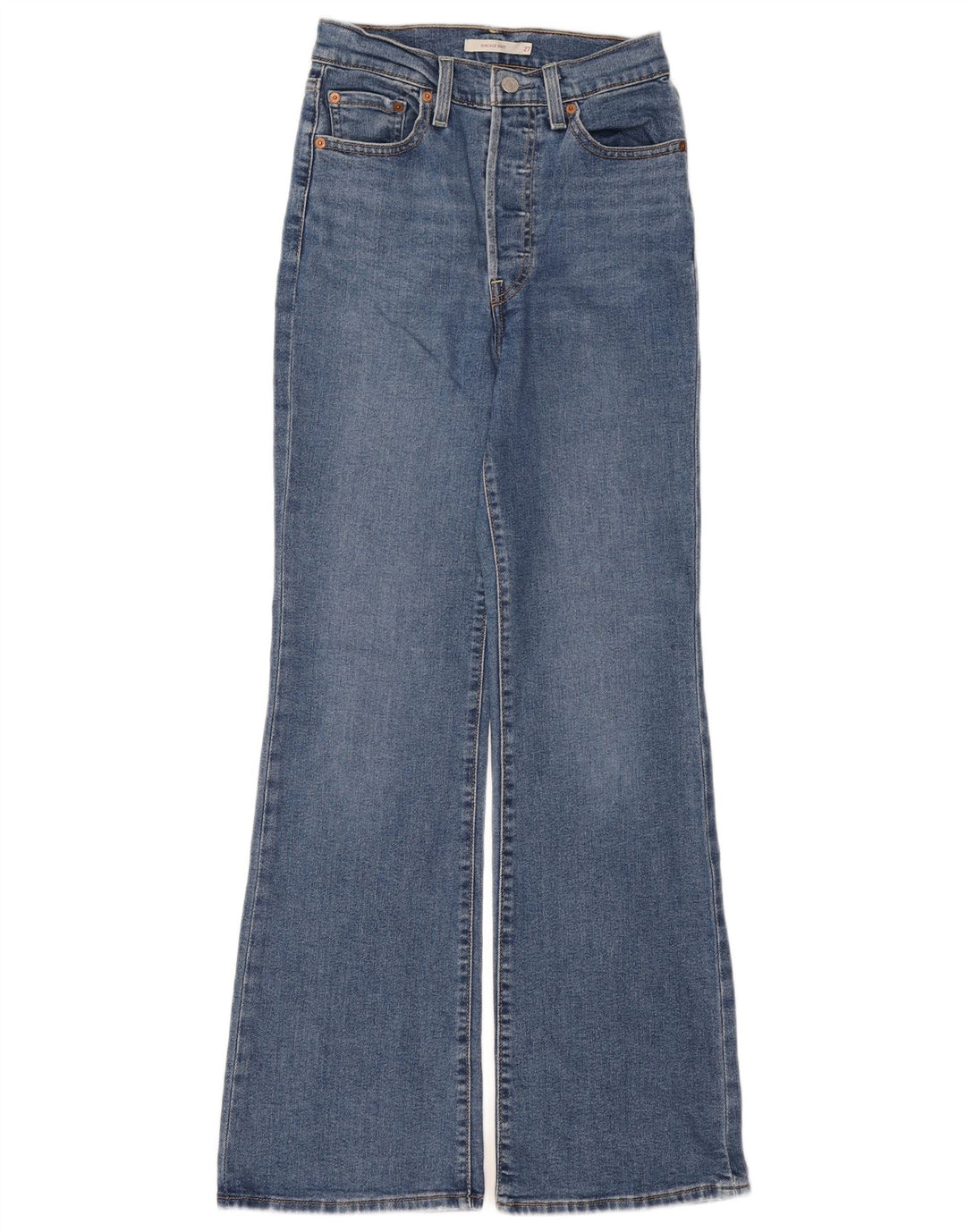 Levi's Dame Ribcage Bootcut Jeans W27 L31 Blå Bomuld