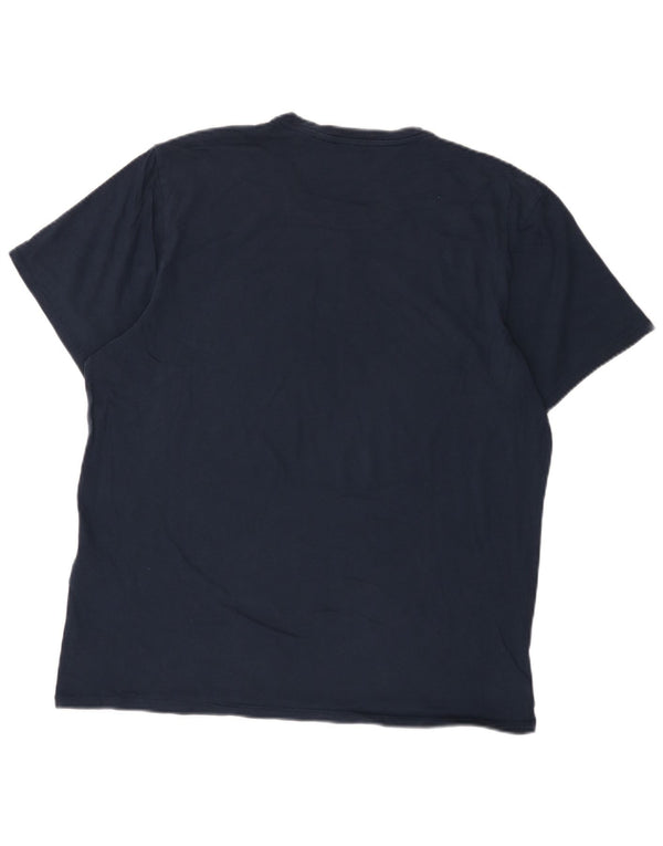 Levi's Herre grafisk T-shirt top XL marineblå bomuld