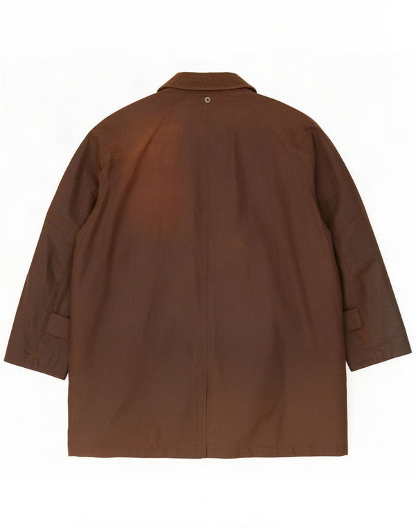 Gas Dame Oversized vokset bomuldsjakke UK 14 Medium Brun