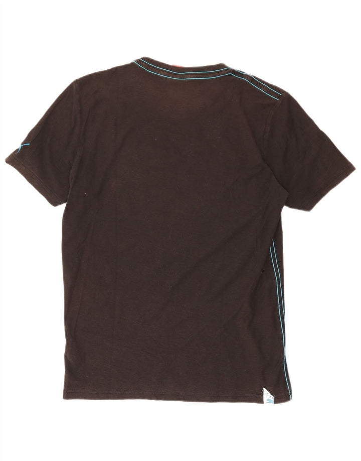 Puma Herre grafisk T-shirt top lille sort bomuld