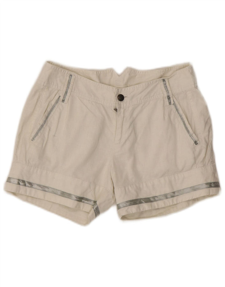 Diesel Dame Hot Pants W28 Medium Hvid Linned