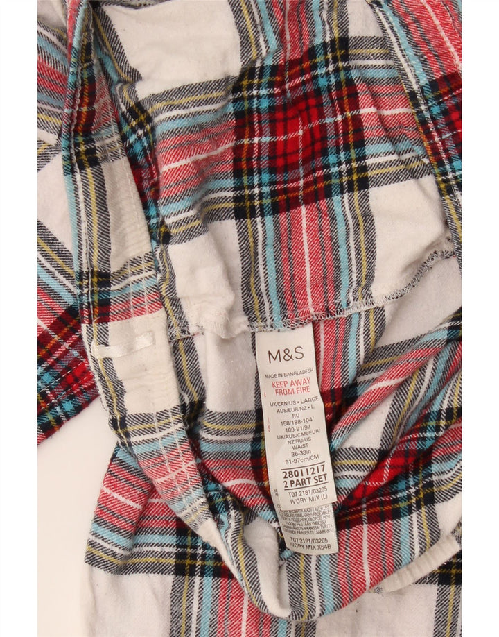 Marks & Spencer Chinobukser til kvinder store W34 L26 flerfarvet tern