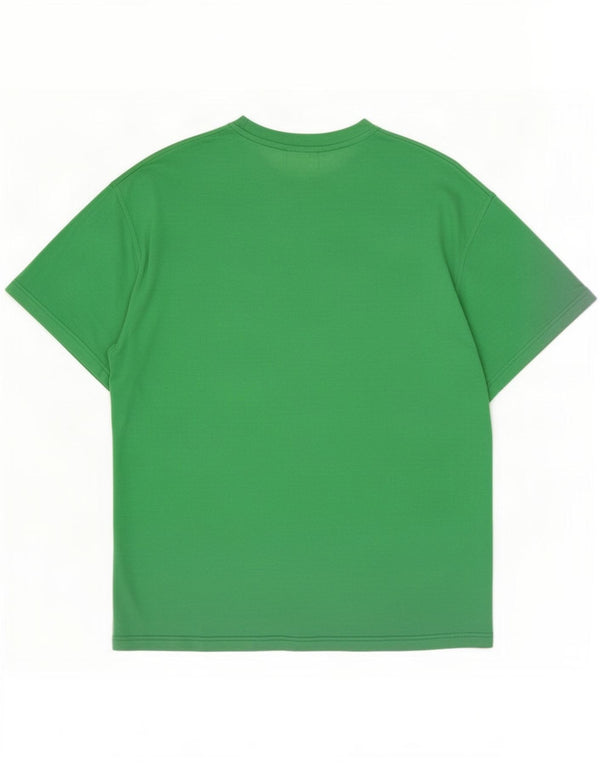 Umbro Herre Grafisk T-Shirt Top Medium Grøn Bomuld
