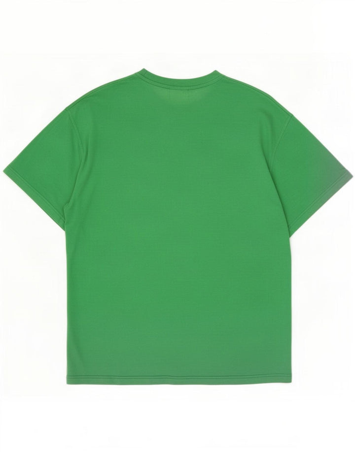 Umbro Herre Grafisk T-Shirt Top Medium Grøn Bomuld