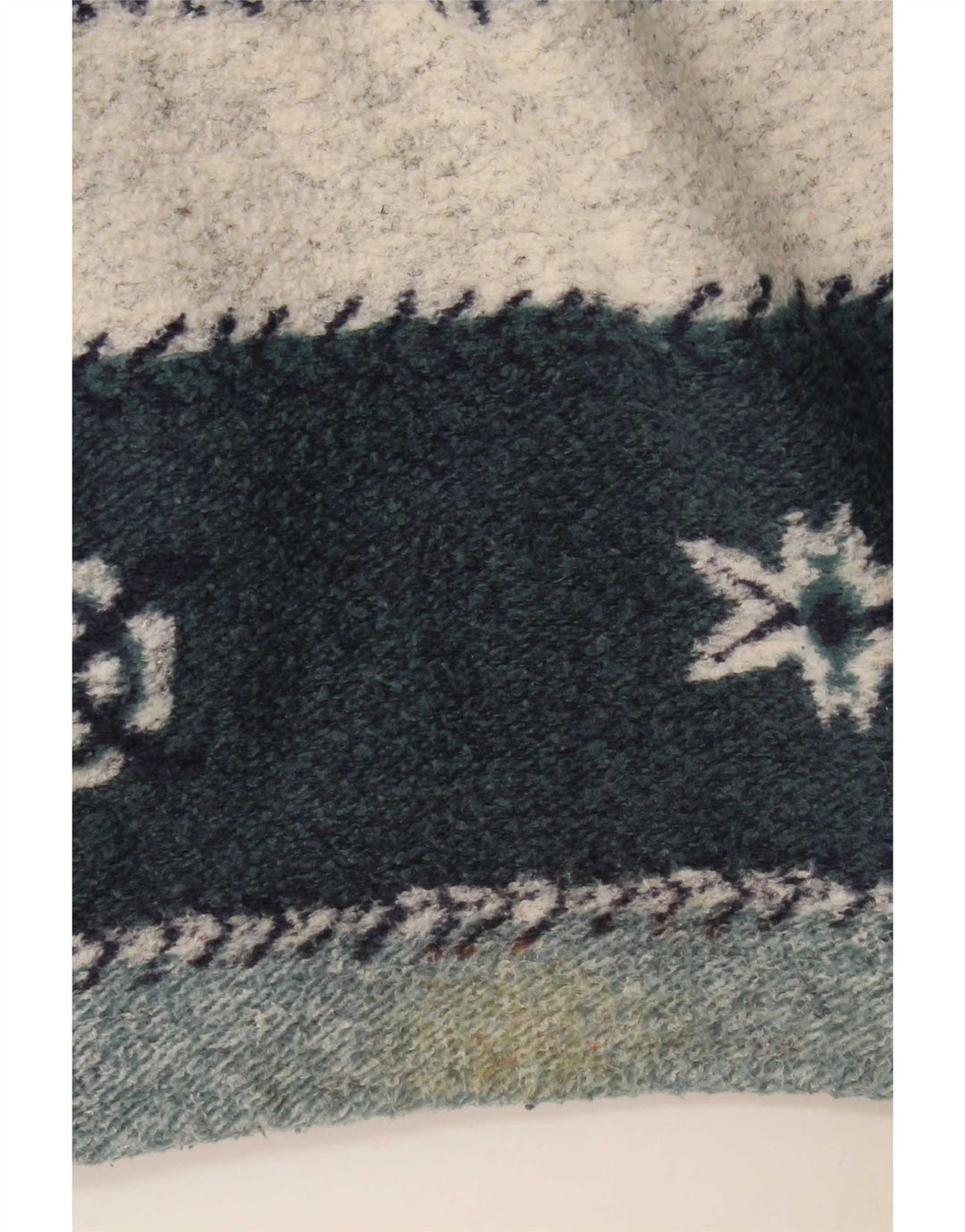 Gigi's Herre Zip Neck Jumper Sweater 2XL Flerfarvet Fair Isle