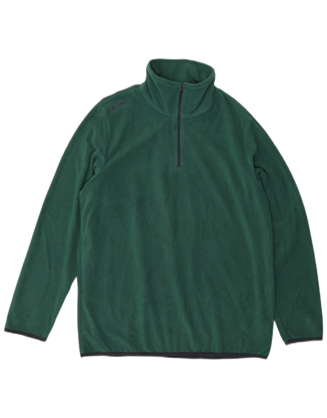 Lotto Herre lynlås hals fleece jumper XL Grøn polyester