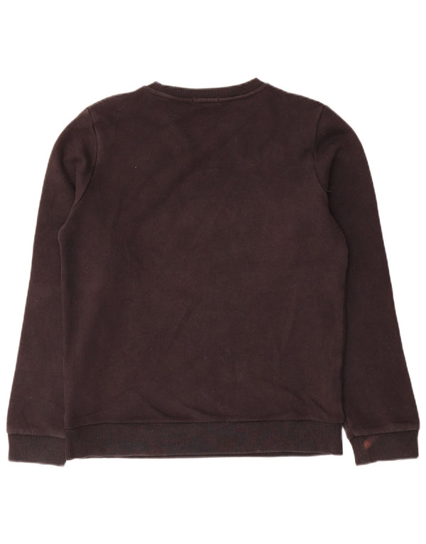 Calvin Klein Jeans Piger Grafisk Sweatshirt Jumper 15-16 År Sort Bomuld