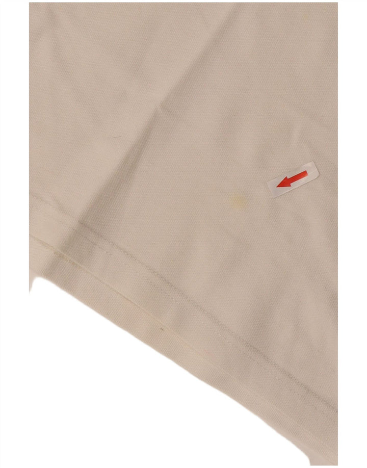 Asics Dame Polo Shirt UK 14 Medium White Bomuld