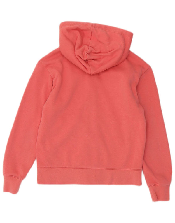 Champion Girls Zip Hoodie Sweater 9-10 år Medium Pink Bomuld