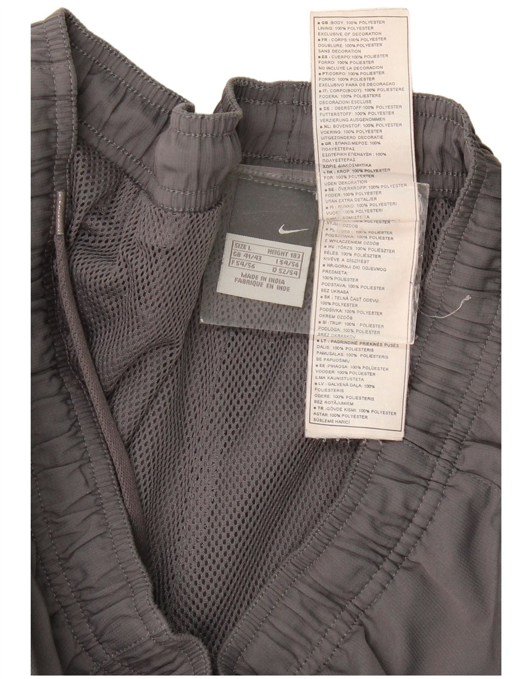Nike træningsdragt bukser til mænd Joggers store grå polyester