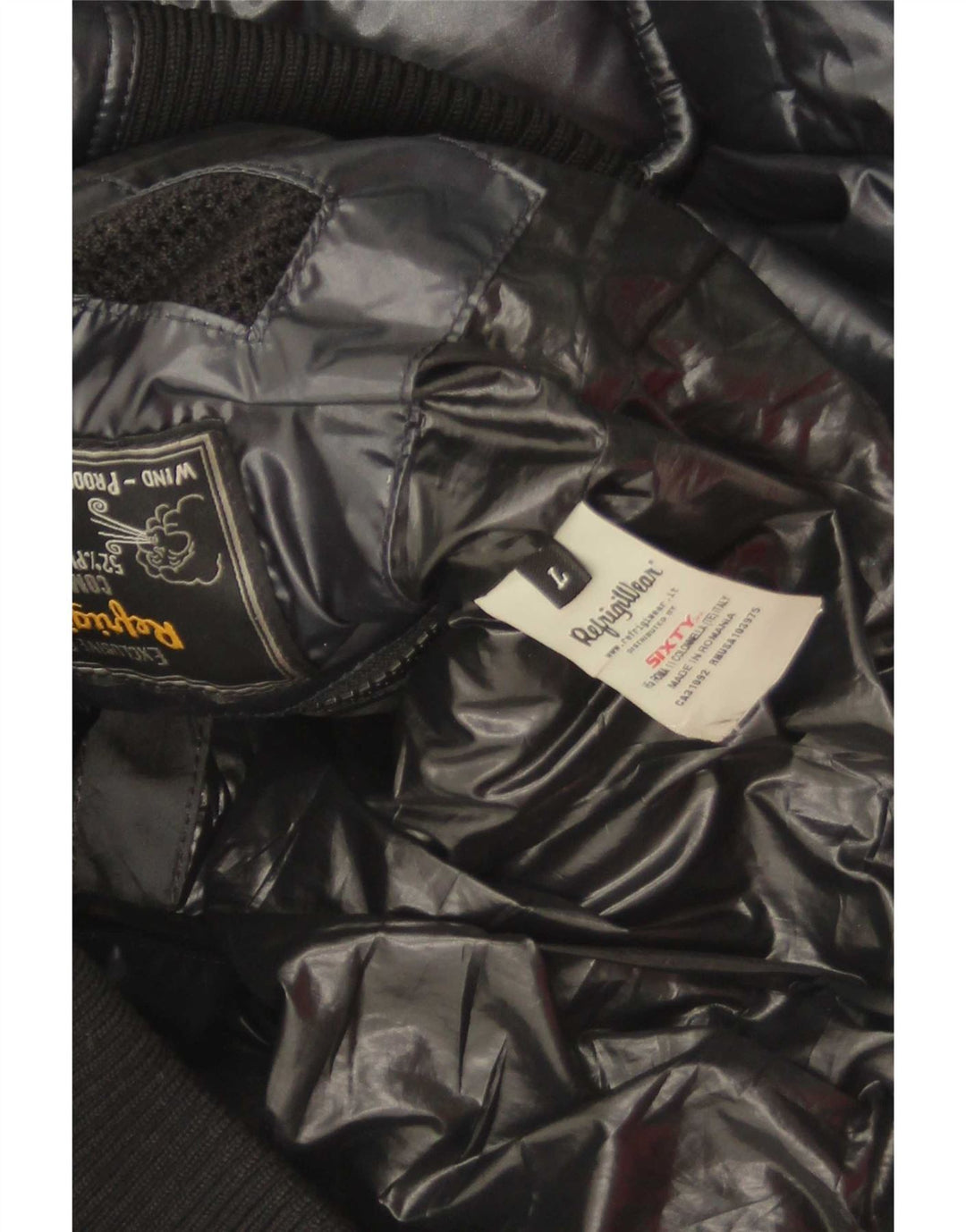 Refrigiwear Polstret jakke til mænd UK 40 Large Black Polyester