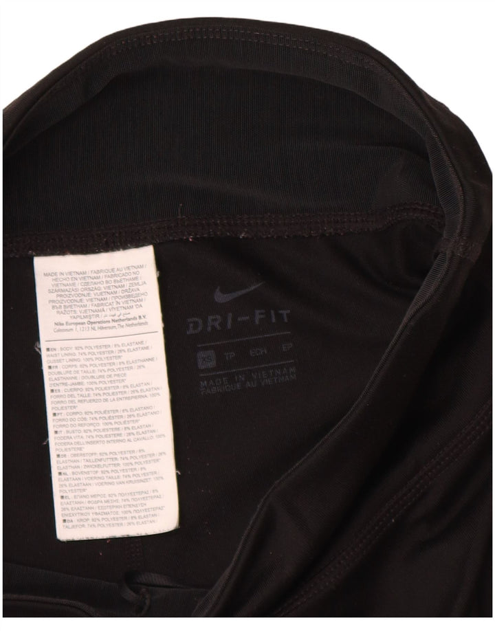 Nike Dame Dri Fit Leggings UK 6 XS Sort Polyester