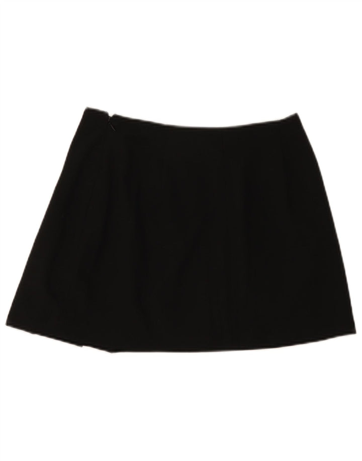 Zara Dame Mini Nederdel Small W26 Sort Polyester