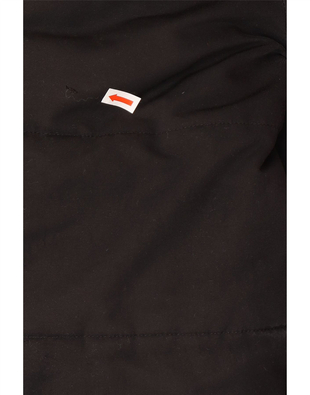 Superdry Dame Hætte Loose Fit Polstret Jakke UK 10 Small Black Winter