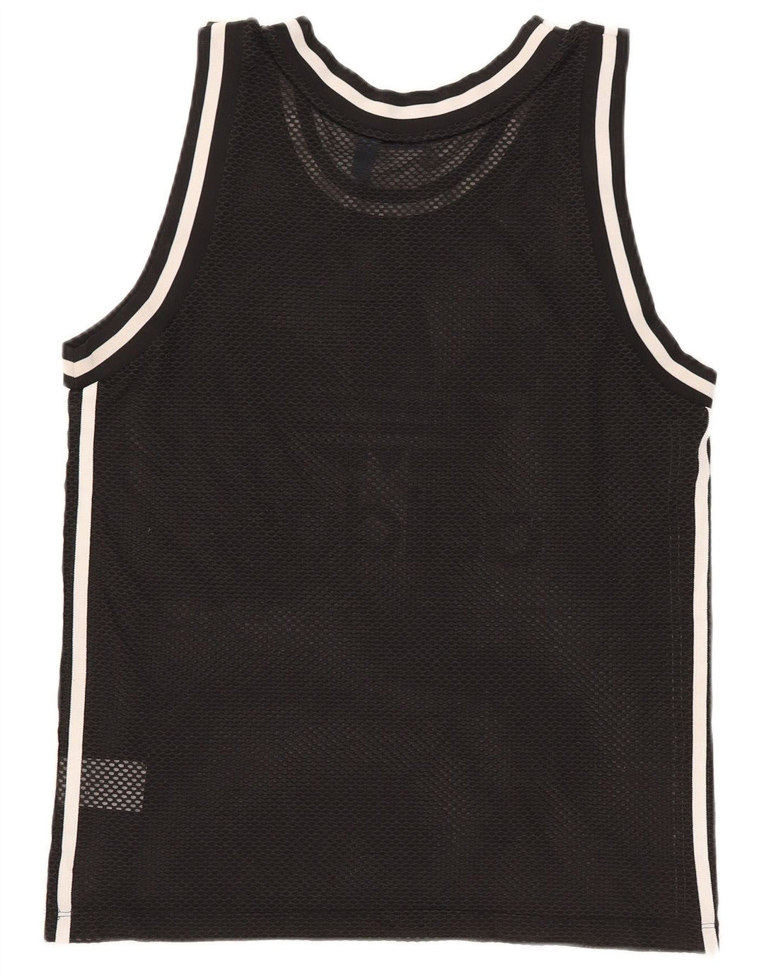 Adidas Dame Grafisk Vest Top UK 12 Medium Sort Polyester
