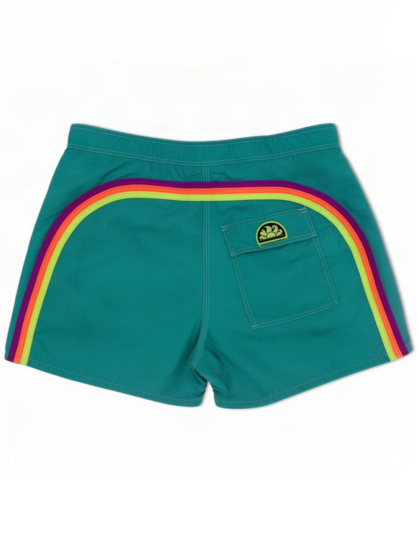 Sundek Badeshorts til mænd Large Green Colourblock