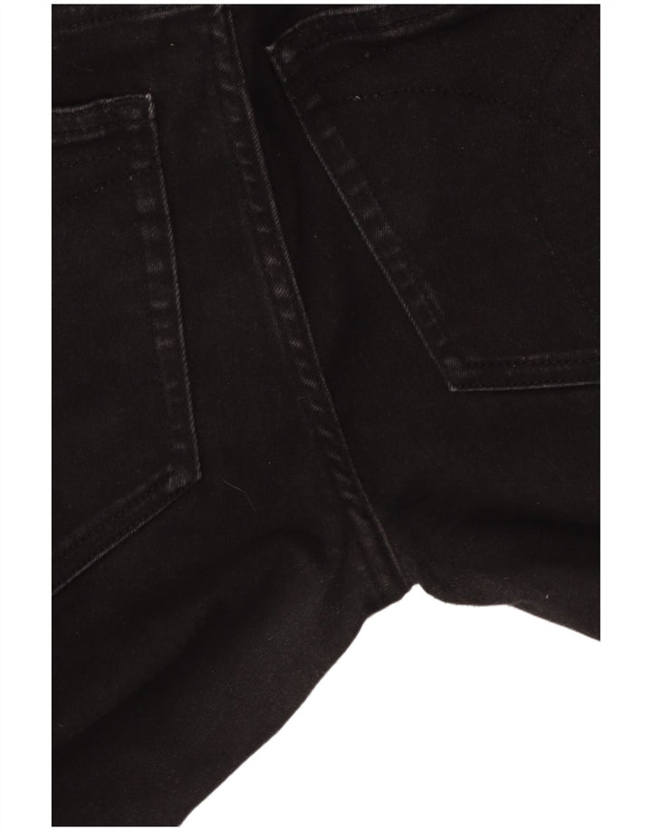 CALVIN KLEIN Drenge Skinny Jeans 13-14 år W26 L29 Sort Bomuld