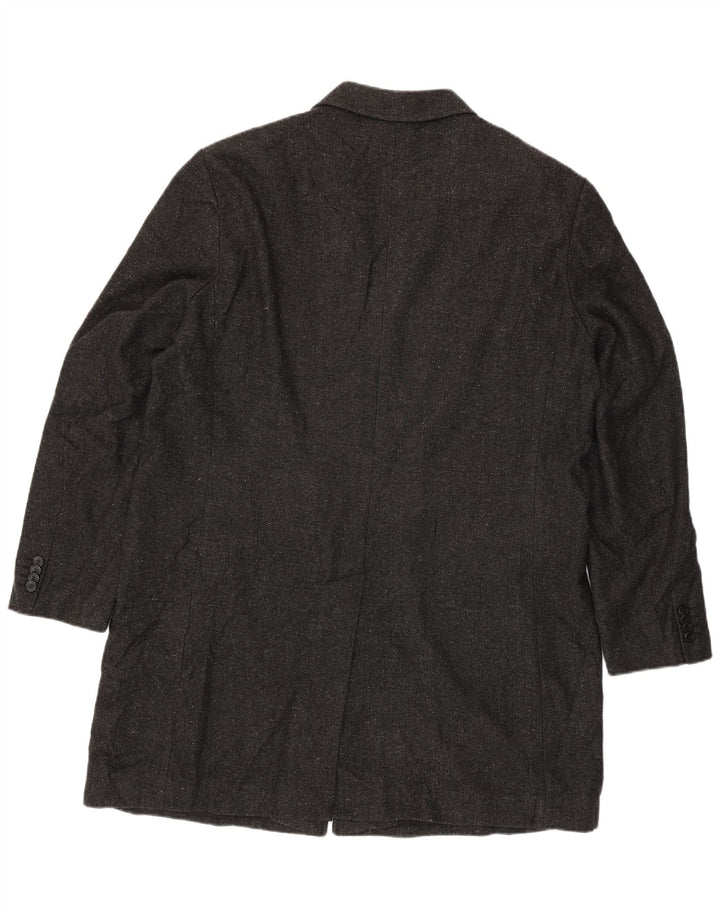 Marks & Spencer Herre Open Blazer Jacket UK 44 2XL Grå Uld