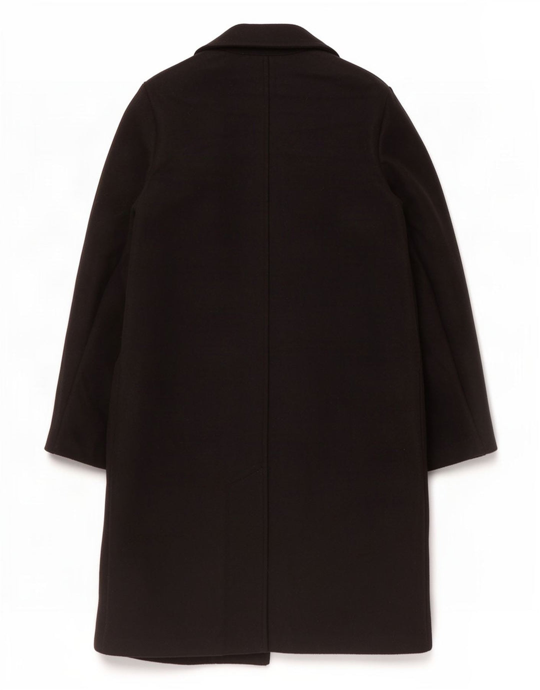 Zara Womens Open Overcoat UK 10 Small Black Polyester