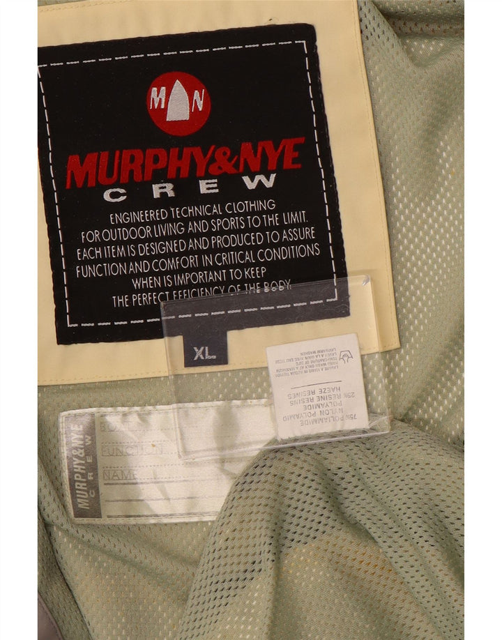 Murphy & Nye Herre Bomber Jacket UK 42 XL Gul Nylon