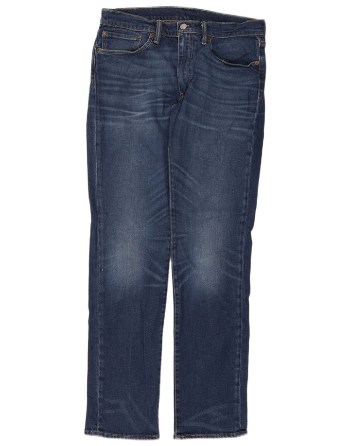 Levi's Herre 511 Slim Jeans W34 L34 Blå Bomuld