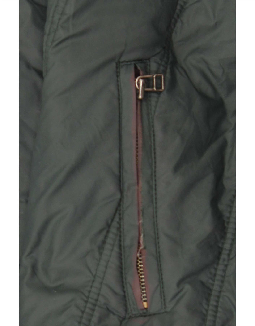 Zara Polstret Herrejakke UK 40 Stor Grøn Nylon