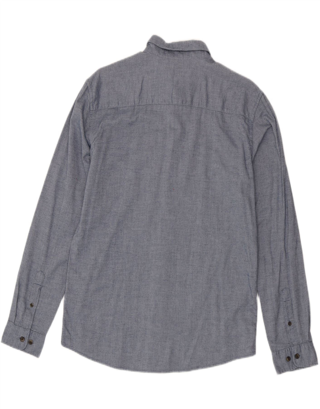 Jack & Jones herre flannelskjorte stor blå sildebensbomuld