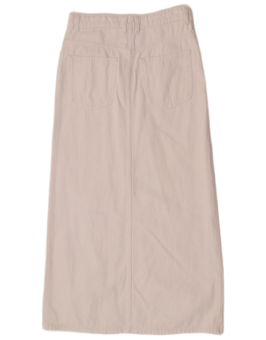 Mango Dame Denim Nederdel Medium W30 Hvid Bomuld