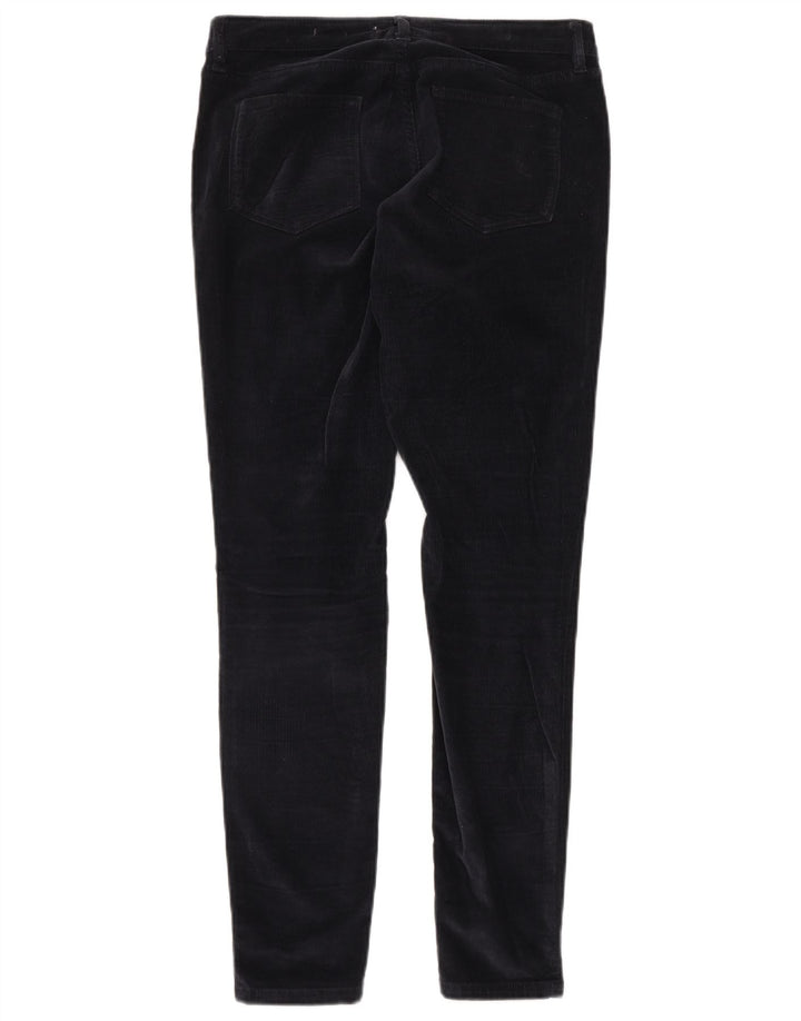 FAT FACE Dame Jegging Corduroy Bukser UK 10 Small W32 L30 Navy Blue