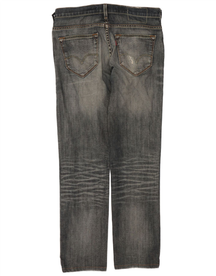 LEVI'S Herre 519 Slim Jeans W32 L30 Blå Bomuld
