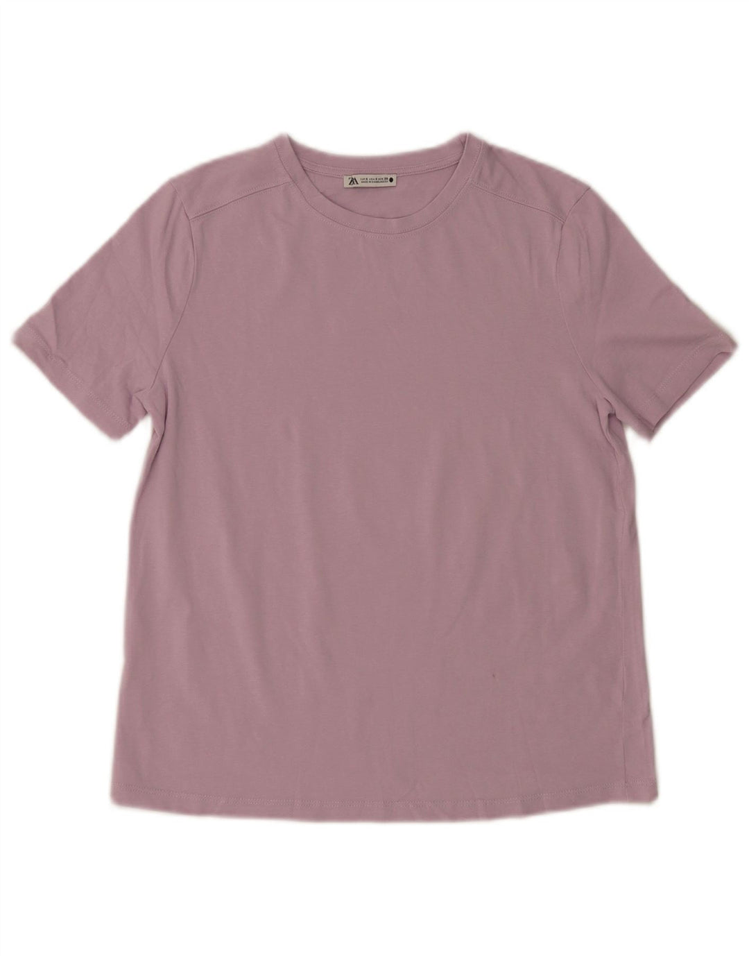 Zara T-Shirt Top UK 10 Lille Lilla