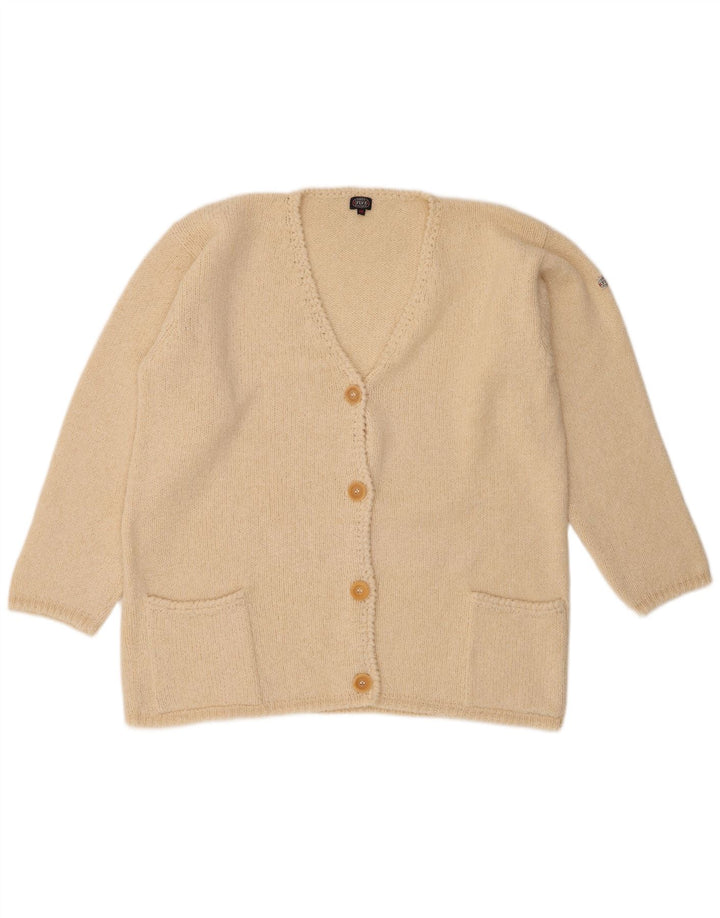 Fly 3 Dame Oversized Cardigan Sweater IT 46 Stor Beige Uld