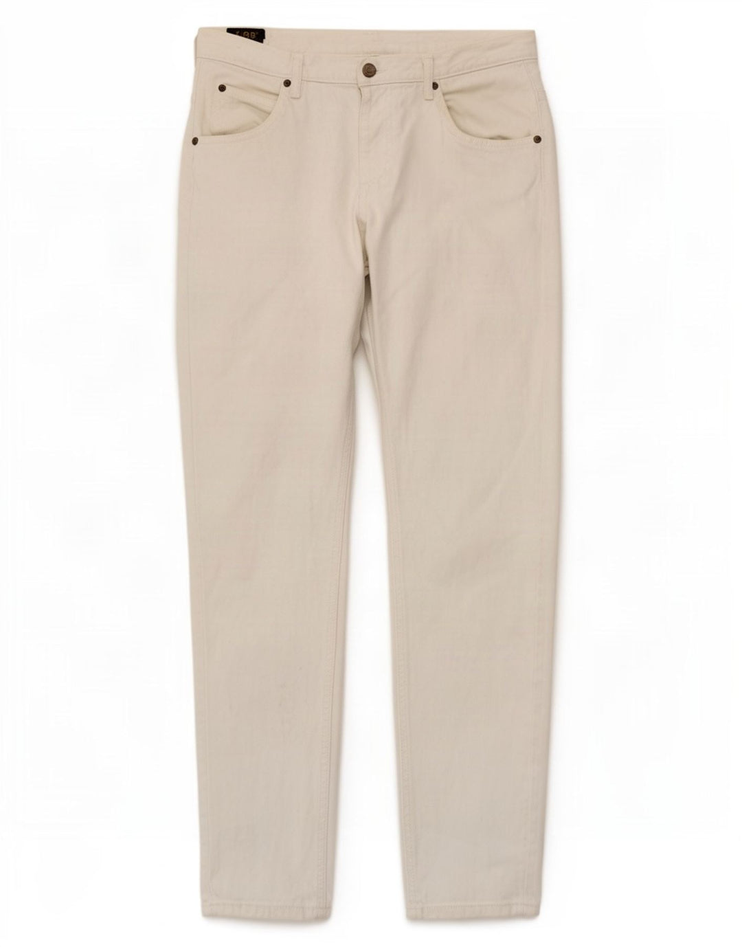 Lee Straight Jeans til mænd W34 L32 Hvid