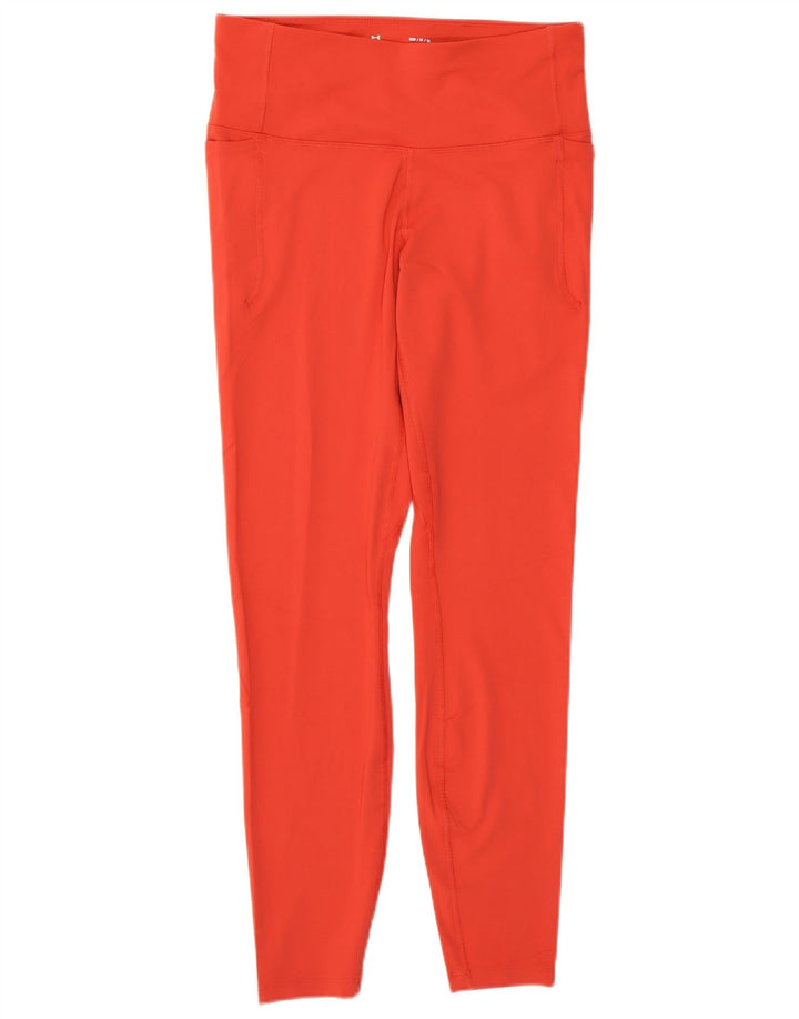 Under Armour Dame Leggings UK 14 Medium Orange