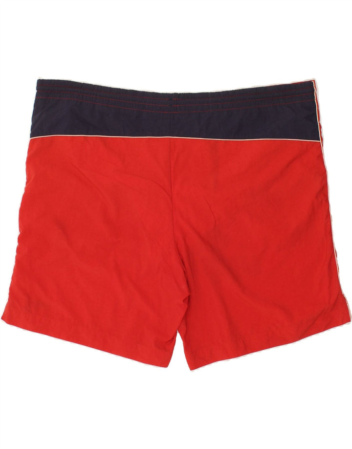 FILA Mens Swimming Shorts XL Red Colourblock Polyamide Vintage Fila and Second-Hand Fila from Messina Hembry 