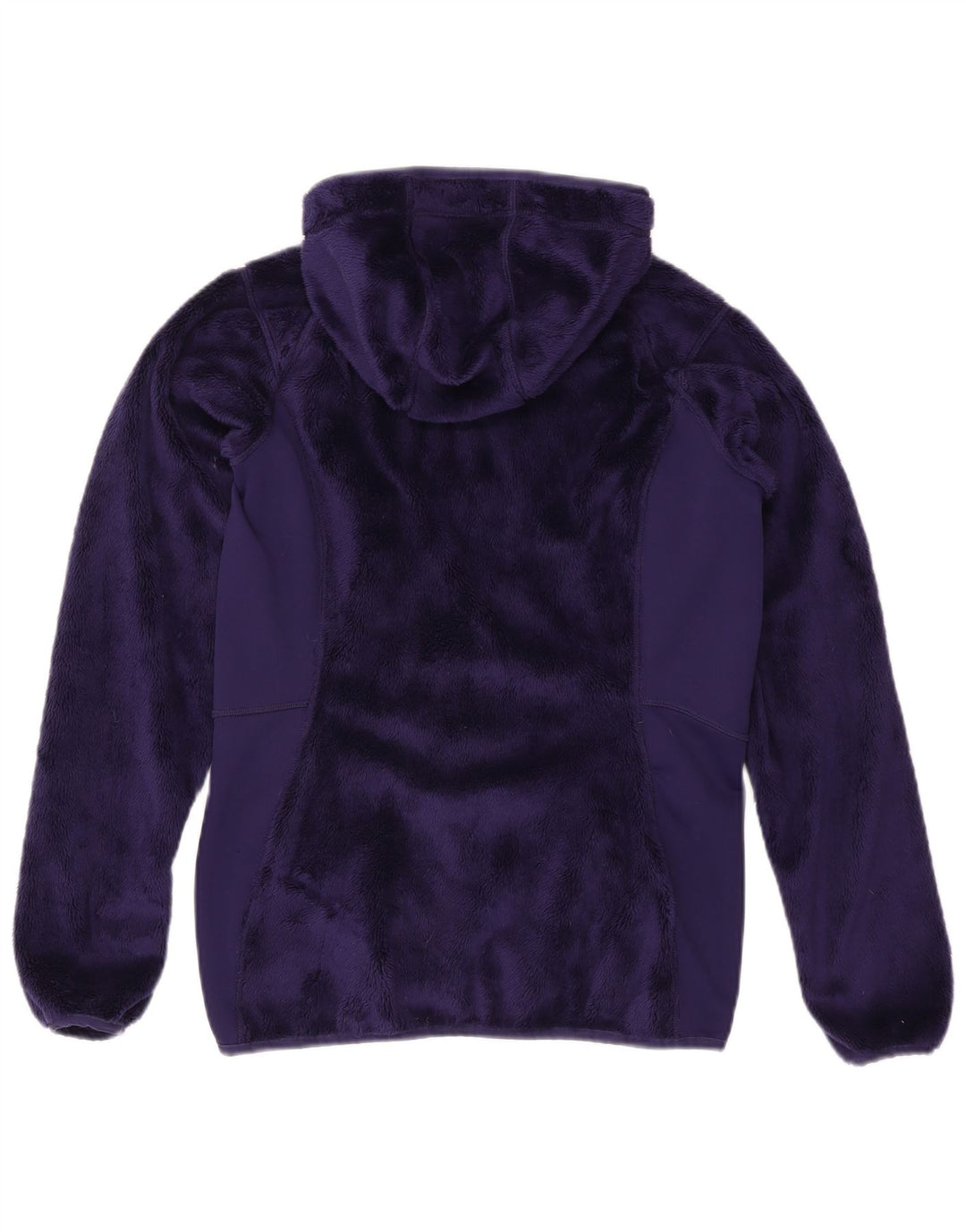 The North Face Fleecejakke med hætte til kvinder UK 14 Medium Lilla Polyester
