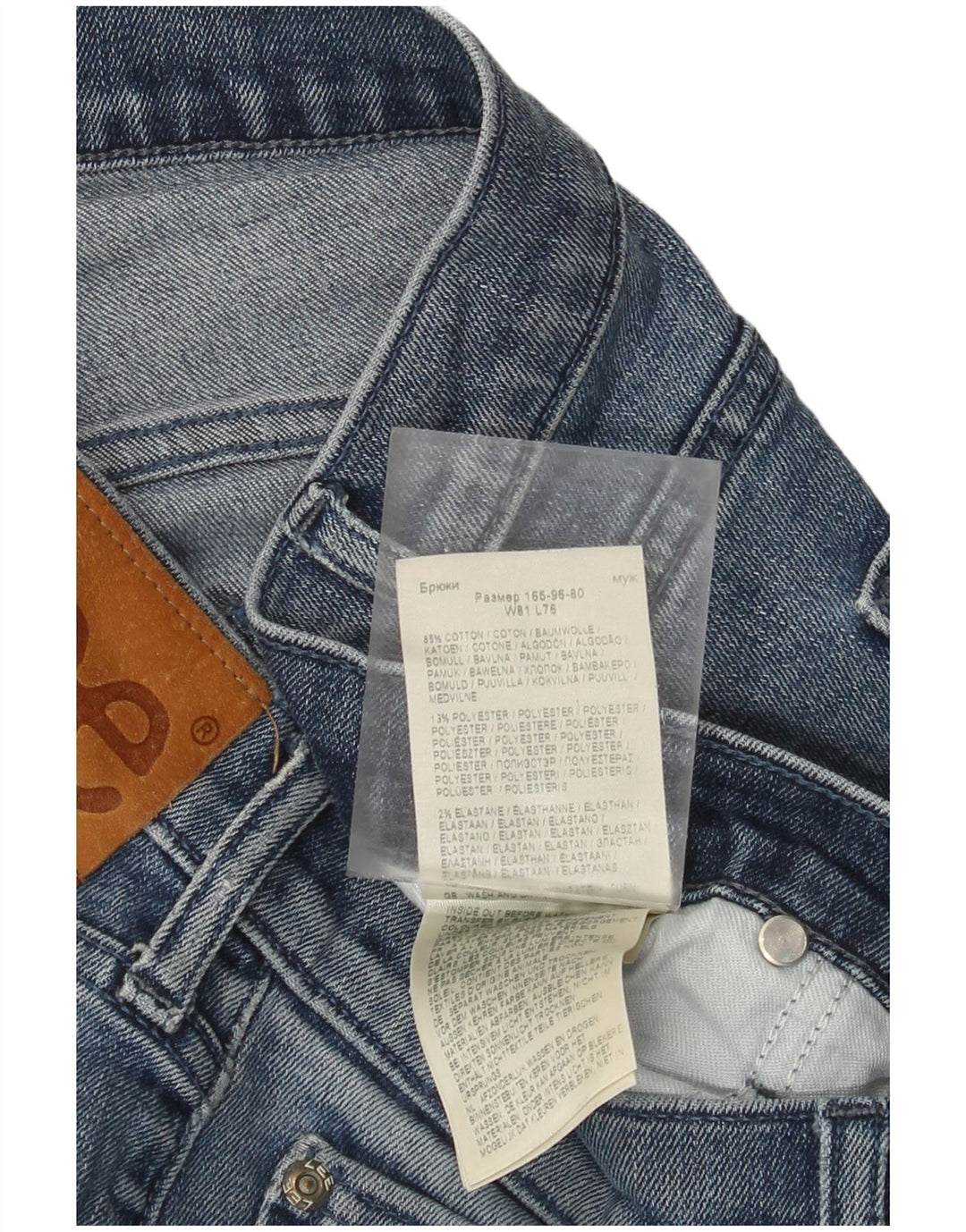 Lee Herre Luke Slim Jeans W32 L30 Blå Bomuld