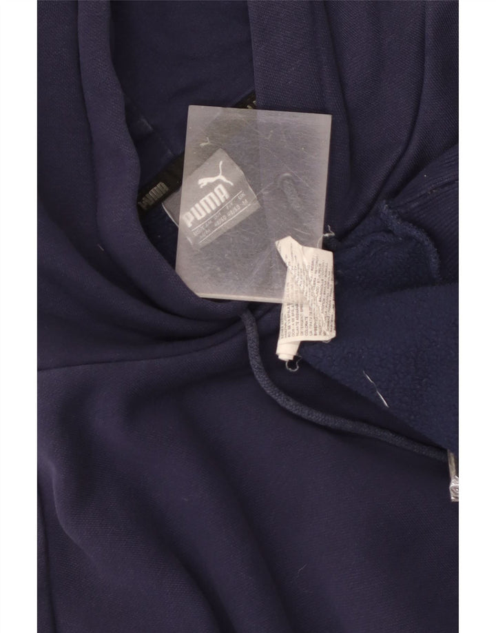 Puma Herre grafisk hættetrøje Jumper Medium Navyblå Bomuld