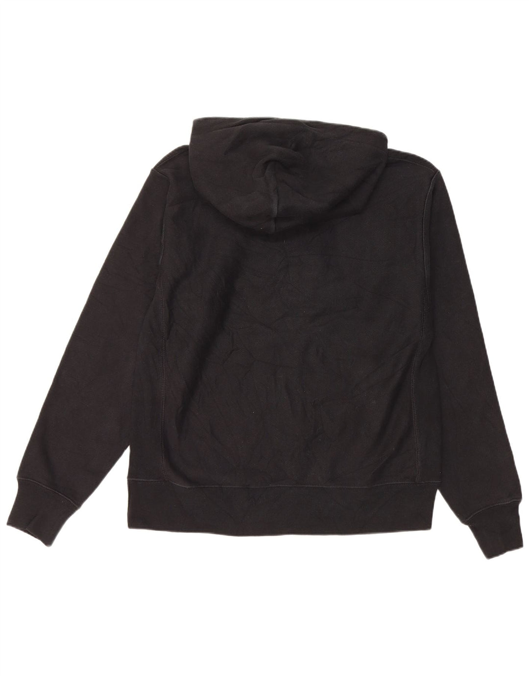 Champion Herre Reverse Weave Hoodie Jumper Medium Sort Bomuld